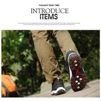 Zapatos Grandes para Senderismo al Aire Libre Zapatillas Deportivas Impermeables y Antideslizantes para Hombre 38-48 - details 7