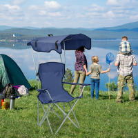 Rcynview Silla plegable Respaldo Sillas de comedor plegables Silla de oficina para reuniones Silla de camping para el hogar Taburete plegable de ocio Pesca portátil al aire libre Camping Tamaño: 50x50x90-120 cm 1 pieza - details 2