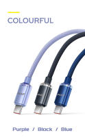 -Cable de carga rápida de 120W, Cable de datos tipo C de 6A, supercarga de doble motor, Compatible con Cable cargador de datos de 100W/66W/40W - details 9