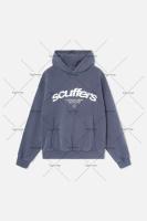 Sudadera con capucha Y2k de moda urbana europea y americana, ropa con estampado de letras Haruku, sudadera versátil de gran tamaño - details 3