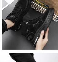 🧡 🧡 🧡 Seguro de trabajo zapatos de los hombres primavera sitio de construcción trabajo antideslizante trabajo resistente al desgaste impermeable deportes al aire libre montañismo herramientas Martin marea zapatos - details 8