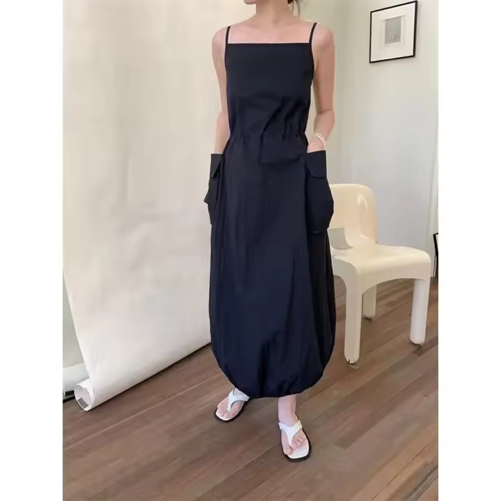 Vestidos Para Mujer Vestido De verano Vestidos largos Para Mujer Vestidos Vintage De Mujer Elegantes Vestido femenino Traf tienda oficial - 1