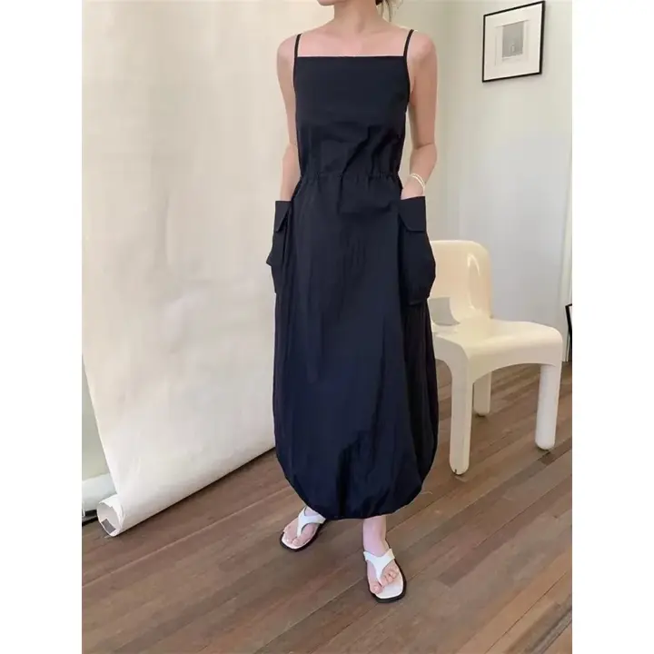 Vestidos Para Mujer Vestido De verano Vestidos largos Para Mujer Vestidos Vintage De Mujer Elegantes Vestido femenino Traf tienda oficial - 1