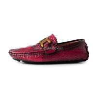 Nuevos zapatos casuales de moda de cuero de cocodrilo genuino antideslizantes planos de alta calidad para hombres, Wenzhou - details 1