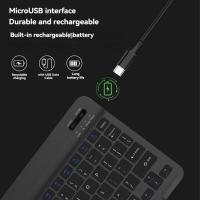 Teclado Bluetooth de 78 teclas, teclado inalámbrico ligero y recargable para portátil, teclado Universal cómodo para videojuegos y tableta - details 4