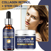YOUNGCOME-Conjunto de crema de noche para cuello y cara para mujer, retinol antienvejecimiento, estiramiento facial antienvejecimiento, reparación nutritiva de colágeno - details 0