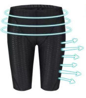 Traje de baño competitivo para hombre, traje de baño de carreras de piel de tiburón impermeable - details 7