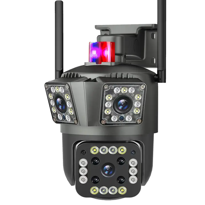 Cámara de Seguridad KEPEAK 9MP HD WiFi Zoom 10X Tres Pantallas Cámara PTZ Detección Humana - 1