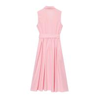 Vestido camisero con cinturón de la serie versátil a la moda para mujer nuevo estilo 4043/072 - details 4