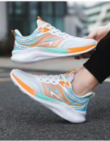 Nueva tendencia de moda, zapatos para correr versátiles, zapatos pegajosos y geniales, zapatos deportivos iguales para hombres y mujeres, zapatos casuales transpirables de malla de seda de hielo. - details 4