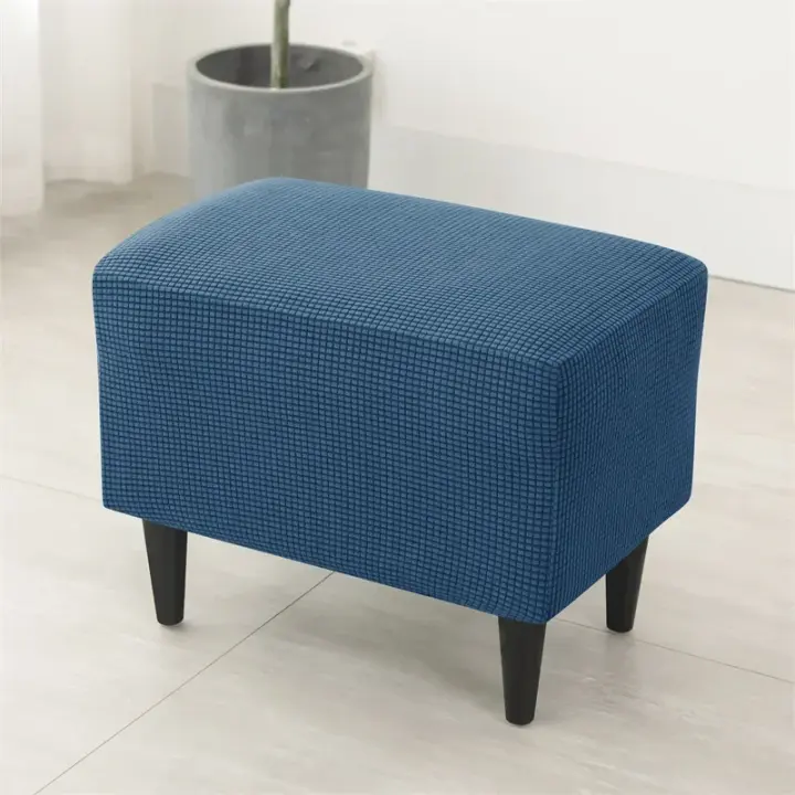 Cubierta de Silla de Ala Inclinada Elástica Vellón Polar Rey Cubierta de Sofá con Almohada - 1