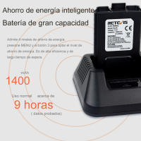 Walkie-talkie 2 piezas, 5W, 128 canales, USB, VHF, UHF, Radio Ham - details 6