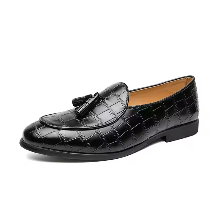 Los zapatos de vestir de cuero italianos del estilo que camina de los hombres más vendidos 2023 y los zapatos casuales del banquete de boda de Oxford - 1