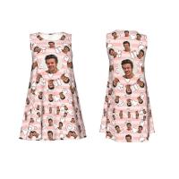 Vestido veraniego suelto personalizado H-Fine e Album S-Styles con estampado de bolsillo, vestido sin mangas para mujer para vacaciones en la playa - details 58