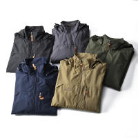 Chaqueta Táctica Para Hombre Impermeable Con Capucha Deportiva Militar De Tallas Europeas S-5XL Para Escalada En El Campo Chaqueta Externa Delgada - details 16