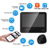 Awapow-mirilla de puerta Digital Smart Life Tuya, mirilla de puerta con cámara WiFi, timbre Digital con visión nocturna, 1080P - details 9