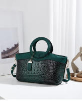 Estilo de bolso de mujer nuevo patrón de cocodrilo personalizado anillo hombro oblicuo span bag - details 15