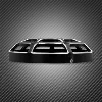 Motorcycle Front Black Speaker Grill Masks Horn Cover For Harley Sportster XL 1200 883 Iron Super Low Roadster Forty Eight 96-22 - details 5