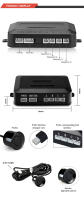 Risinglon-Sensor Parktronic para coche, Kit de Sensor de estacionamiento LED, pantalla de Radar, Monitor de respaldo, sistema Detector, 22mm - details 8
