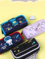 Estuche de Lápices Desmontable de Gran Capacidad Bolsa de Papelería Escolar con Dibujos Animados - details 10