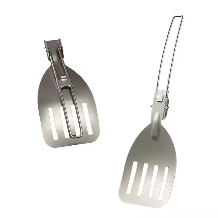 Sartén plegable portátil de acero inoxidable para exteriores, utensilios de pícnic para barbacoa, olla de viaje para escalada - 1