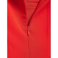 Vestido corto rojo de verano 2025 para mujer, con cuello redondo, sin mangas, línea A, mini, femenino, tipo camiseta sin mangas. - details 9