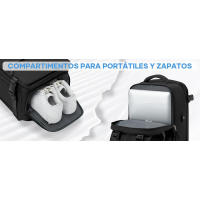 Mochila de cabina de avión Ryanair para hombres y mujeres, equipo de mano, 40x20x25cm, 14 pulgadas - details 3
