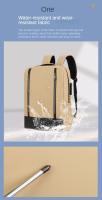 Mochilas de gran capacidad, mochilas de cerradura de contraseña impermeable para hombres, viajes de negocios, mochilas de carga USB - details 16