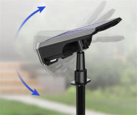 Foco Solar RGB para exteriores, 18 LED, impermeable, cambia de Color, Multicolor, camino, puerta, valla, USB, foco Solar para paisaje - details 8
