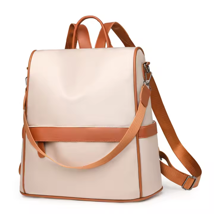 Mochila ligera informal para mujer, mochila de viaje antirrobo, Mochila pequeña de moda simple, mochila de nailon impermeable - 1