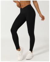 Pantalones de Yoga y Estiramiento de Nylon Color Natural Sin Línea T Leggings Deportivos de Secado Rápido Moda Casual para Mujeres - details 8