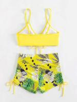 Bikinis con cordón frontal, cintura alta para mujer, bañadores de mujer, bañador para nadar, ropa de playa 2025 - details 61