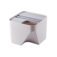 Cubo de basura de separación seca y húmeda para el hogar, papelera de reciclaje clasificada de apilado creativo para cocina - details 0