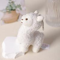 Llavero de caballo de peluche, decoración colgante de animales de dibujos animados, colgante de jirafa, adornos para mochila de felpa, muñeco pequeño de burro - details 6