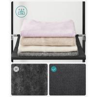Armario Plegable de Tela 4 Barras, 4 Bolsillos Laterales, Almacenamiento, Negro RYG094B02 - details 3