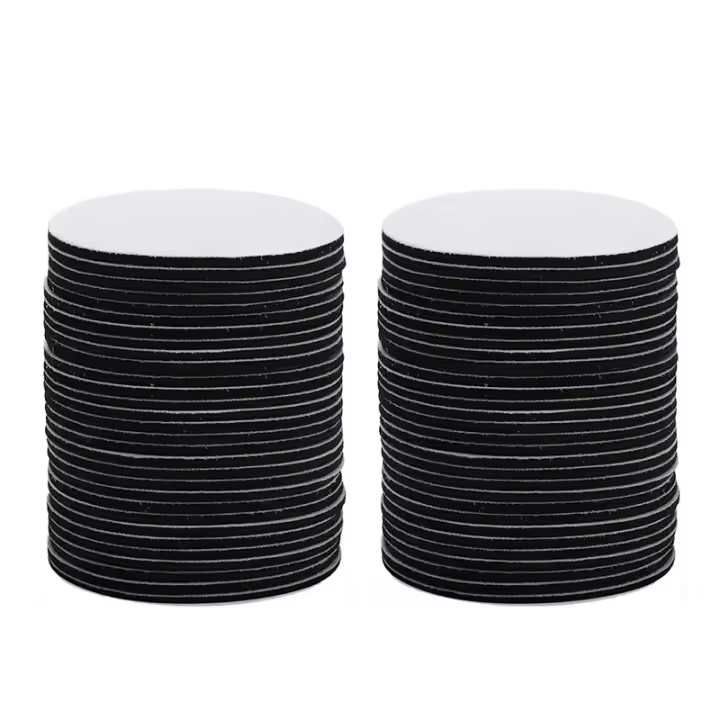 60 Pack Sublimation Blank Coaster, Round Sublimation Blank Cup Mat, Rubber Heat Transfer Press Cup Coaster, 4 Inches - 1