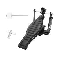 Pedal de tambores de aleación de aluminio negro para niños, estante para tambores, juego de Pedal con palo batidor de tambor y llave de tambor - details 1