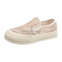 Nuevo popular Sepatu estilo de caminar mujeres 2025 antideslizante brillante moda casual deportes mujeres, zapatos vulcanizados para barato - details 0