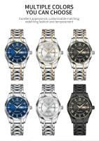 Reloj Deportivo de Lujo NIBOSI Reloj de Pulsera de Cuarzo de Acero Inoxidable Función de Calendario - details 4
