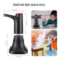 Galao-bomba de agua eléctrica para botella, de 19 litros dispensador automático, pulverizador con grifo, recargable por USB - details 8