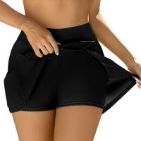 Pantalones cortos de natación de doble capa de cintura alta para mujer, falda de natación dividida, pantalones cortos de yoga - details 6