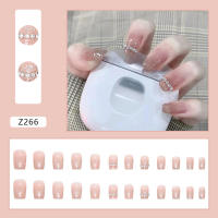 Uñas Artificiales Cómodas con Secuencias Rosa, Arte de Uñas para Mujeres, Regalo Perfecto - details 1