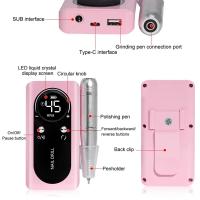 Pulidor de uñas eléctrico portátil V2, máquina profesional de eliminación de uñas, recargable, 45000 rpm, nuevo - details 1