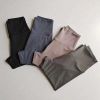 Pantalones deportivos elásticos, yoga sin costuras, cintura desnuda, glúteos de elevación alta, deportes de secado rápido, ajuste ajustado, al aire libre - details 16
