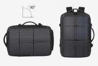 Mochila De Negocios Extensible de gran capacidad para hombre, morral multifunción de viaje con carga USB, impermeable, expandible, para ordenador - details 1