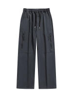 Pantalones casuales de primavera y otoño 2025 para hombre, pantalones anchos de marca Ins, versátiles y drapeados de pierna recta. - details 2