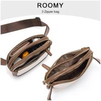 Riñonera mini para mujer, bandolera de piel sintética, ajustable, con correa para el hombro - details 3