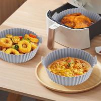 Molde para freidora de aire de 6 piezas, plato para Pizza, bandeja para parrilla, cesta para hornear, accesorios, herramienta de cocina, Gel de sílice - details 3