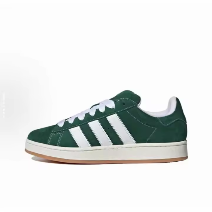 Buroalma Zapatos de mujer campus 00s 2025 nuevos zapatos de plataforma de suela gruesa que realzan la altura, zapatillas casuales Dexun de tres barras - 1