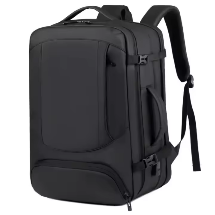 Mochila de viaje de gran capacidad para hombre, bolsa de expansión de carga USB para ordenador portátil de negocios, mochila impermeable multifuncional. - 1